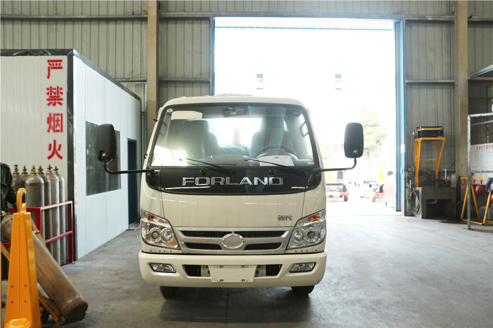 福田小卡(5方)車(chē)廂可卸式垃圾車(chē)